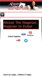 Mobile Screenshot of alistair-magician.com